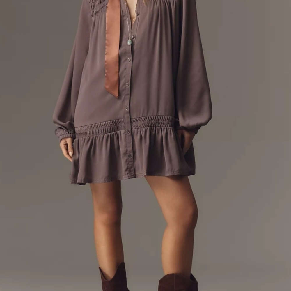 NWT Anthropologie Pilcro Long Sleeve Dress XLP